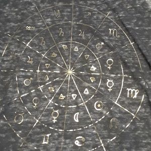 LUCKY BRAND Zodiac sign  shirt